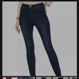 kendall & kylie high rise stretch jeans